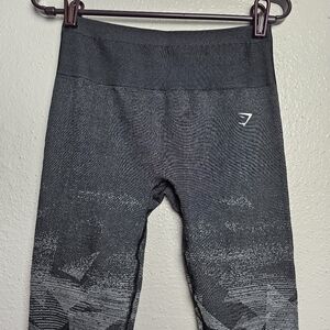 Gymshark Charcoal Patterned Leggings